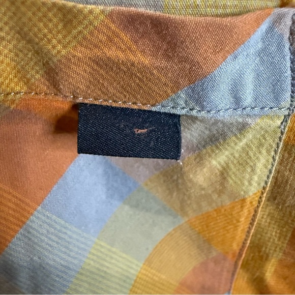 Arc'teryx Orange and Yellow Casual Button Down Shirt Cotton blend - Picture 3 of 11